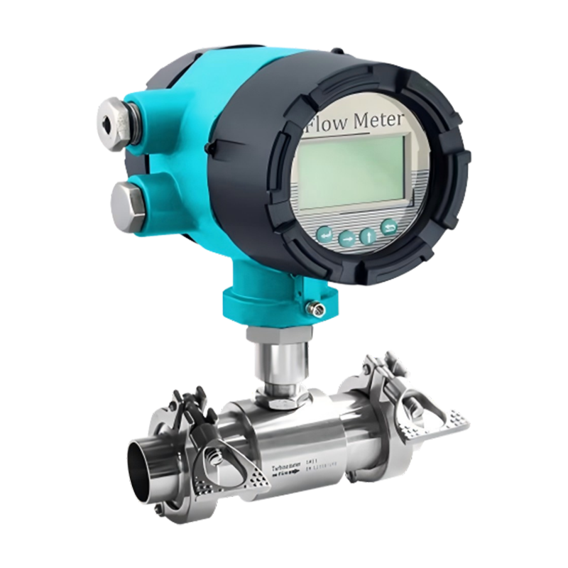 Liquid turbine flowmeter